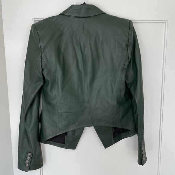 ❌SOLD❌Veronica Beard Cooke Leather Dickey Jacket - Picture 10 of 13